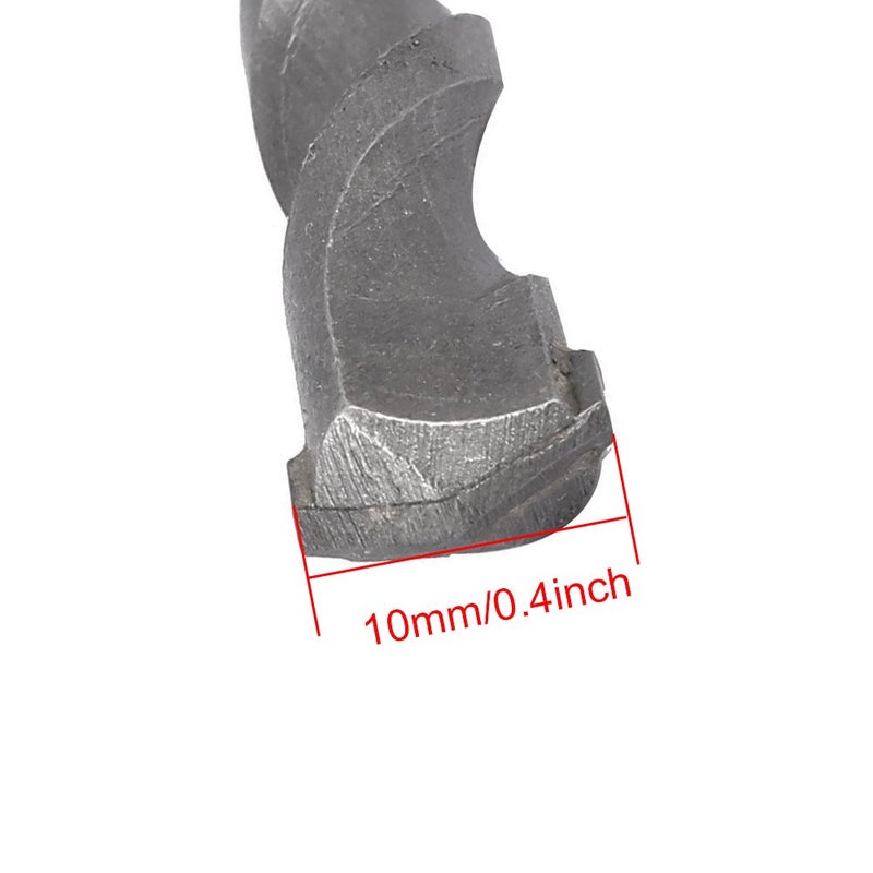 LDEXIN 10mm/0.4inch Diameter Carbide Tipped Masonry Impact Concrete Drill Bit SDS-Plus Rotary Hammer Bit 150mm/5.9inch Long - Image 2